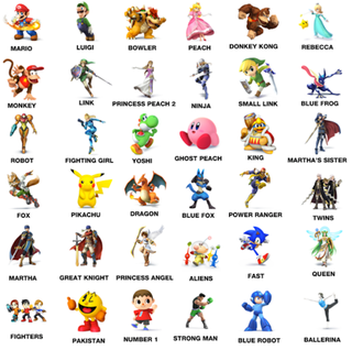 Illustration for article titled New Names For Smash Bros. Fighters, Supposedly From Six-Year-Old Girl